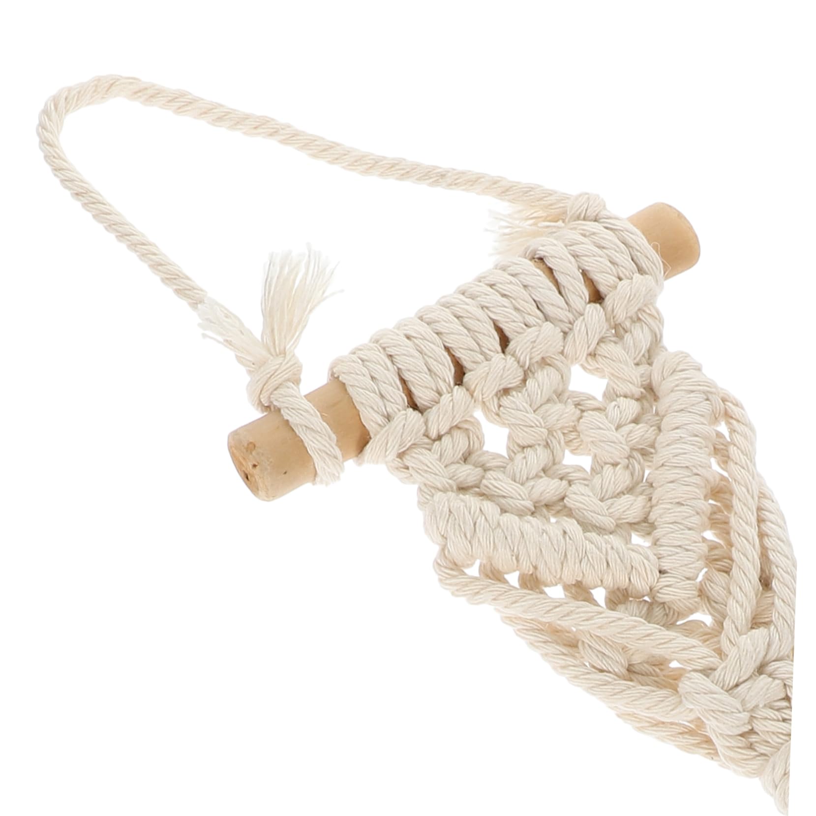 Sosoport 4pezzi Macrame Woven Hanging Planter Hanger Design Boho Per Piante Sospese Adatto Per Giardini Balcone e Decorazioni Casa Materiali Resistenti e Facile Installazione