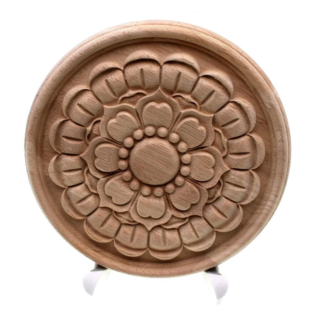 Bois sculpté onlay charpentier 20cm applique meuble vintage et décoration