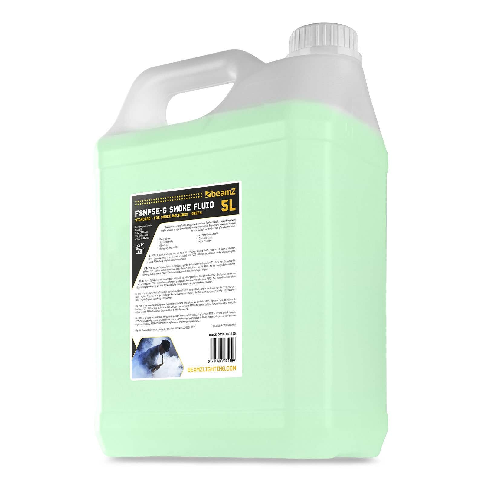 Fuzzix F509LW Nebelmaschine Mini mit LED Lichteffekt und 5 Liter Nebelfluid, 500 Watt mit Fernbedienung, Rauchmaschine Party, Smoke Machine mit 9 LEDs RGB, Hochzeiten, Nebelmaschine Halloween Party