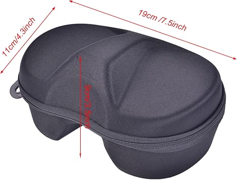 Portable Diving Mask Case,Swimming Scuba Glasses Storage Box Protective Container Diving Goggles Case,2 PCS