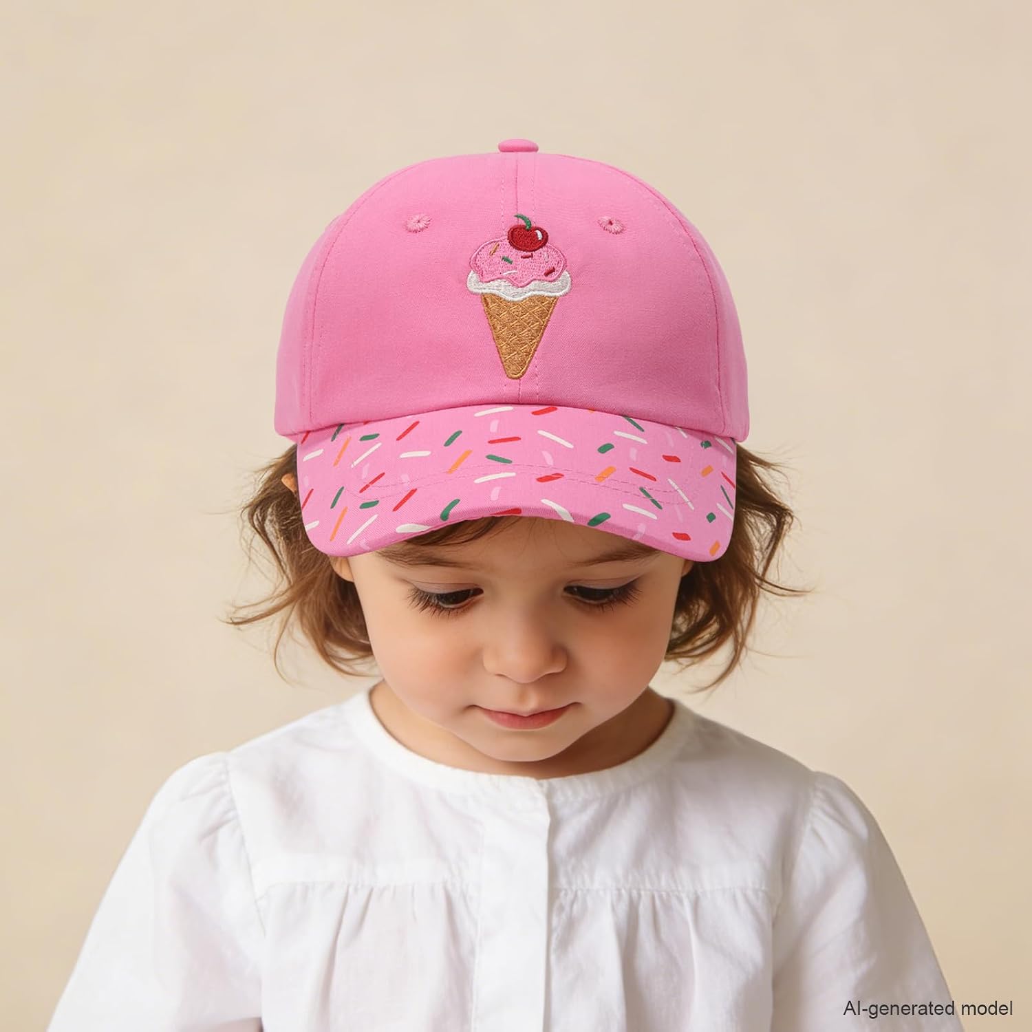 WILLPORT Embroidery Kids Adjustable Cotton Baseball Cap,0-5Y