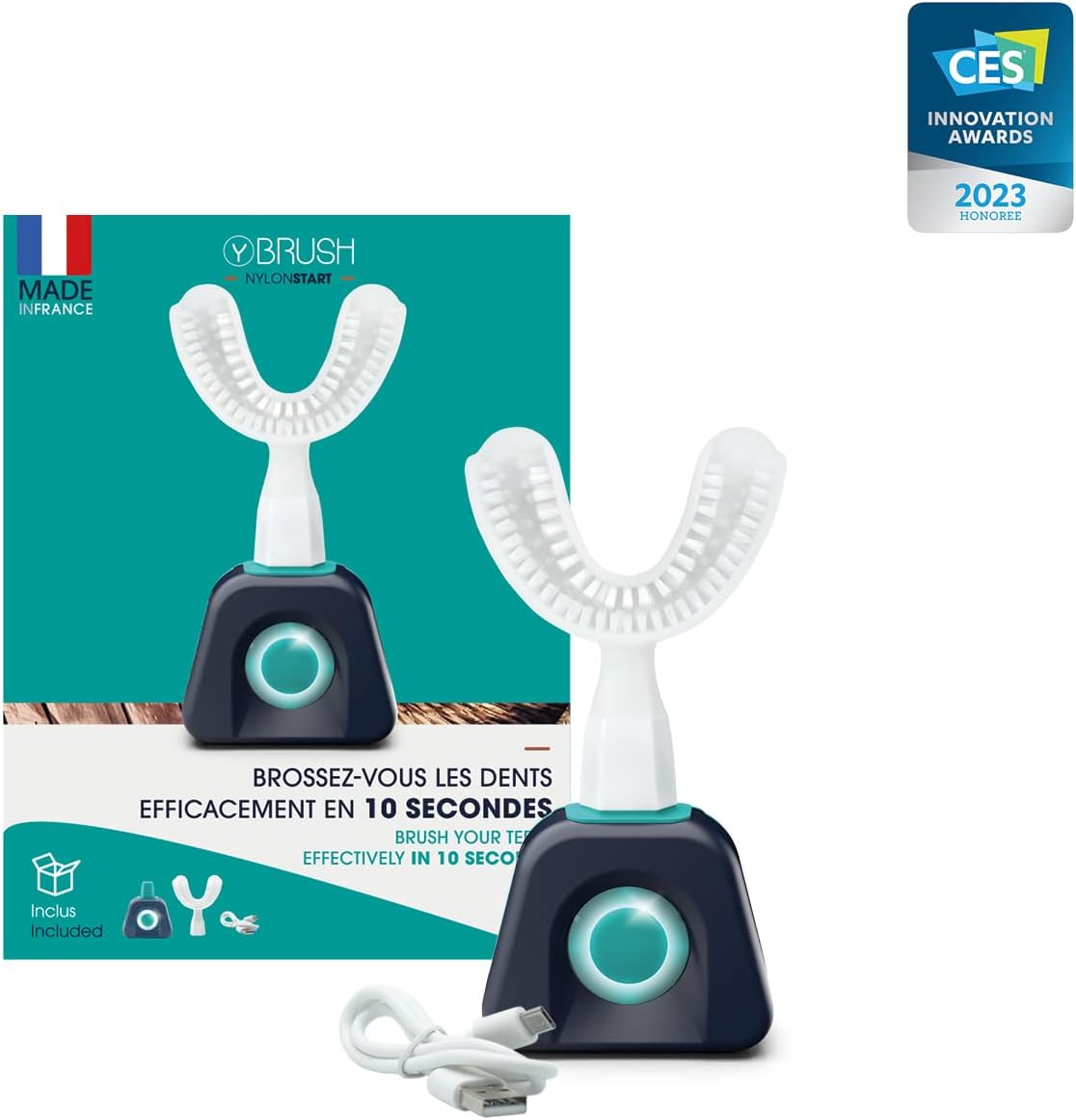 YBrush Electric Toothbrush Y Brush 3 Months Battery Life