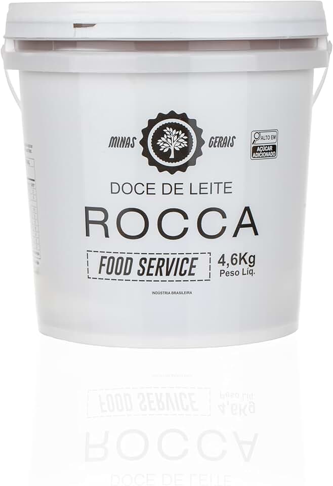 Doce de Leite Rocca Tradicional 4,6kg Balde Food Service