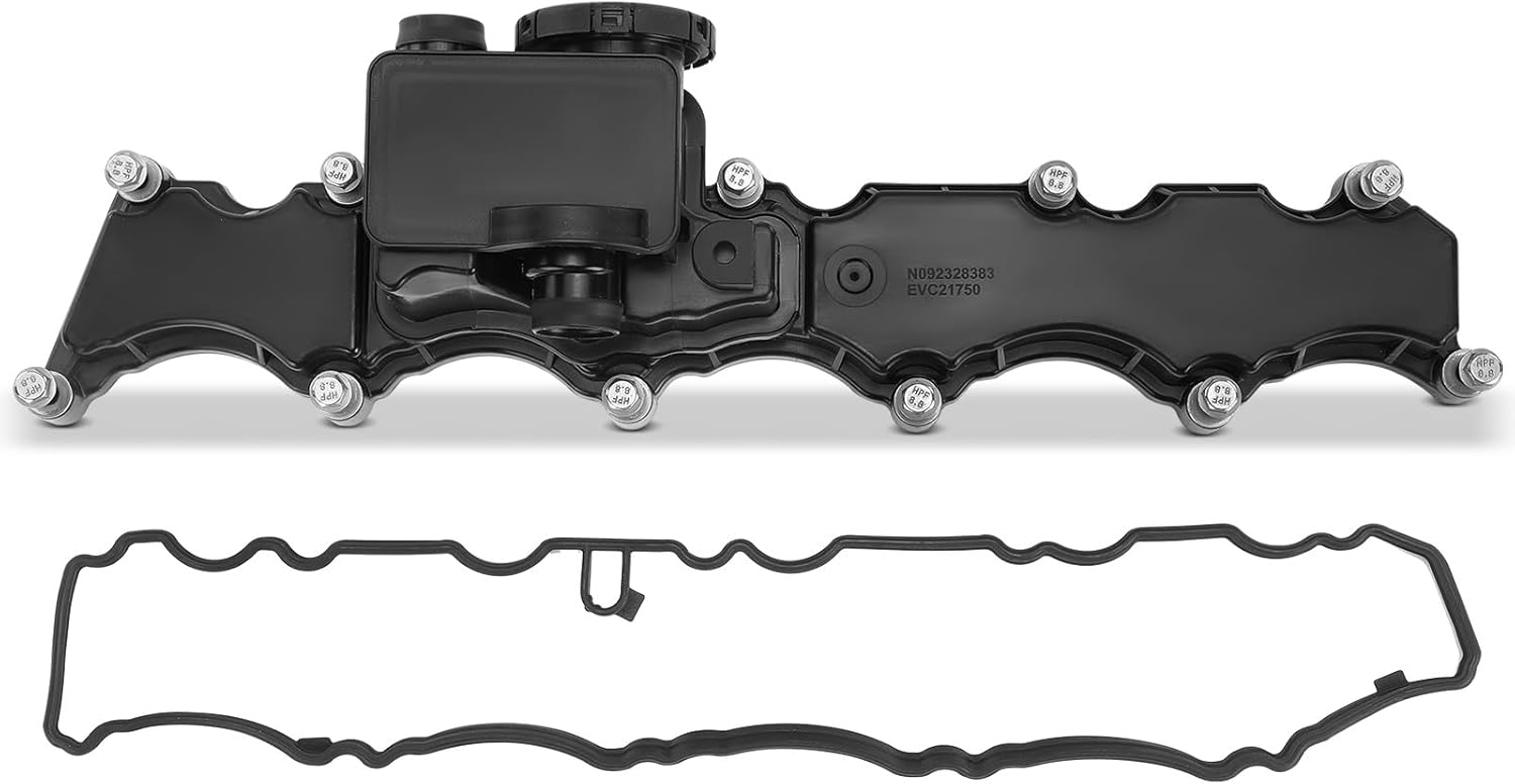A-Premium Engine Valve Cover with Gasket Compatible with Land Rover Range Rover/Range Rover Velar 2021-2023, Range Rover Sport 2023, Discovery 2022-2023, Defender 90, Defender 110, Defender 130, 3.0L