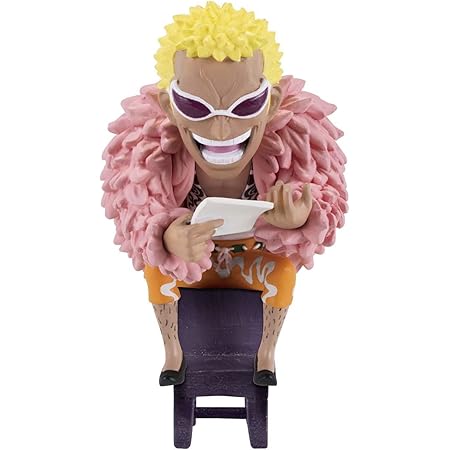 Amazon 一番くじフィギュアセレクション ワンピース 王下七武海 D賞 王下七武海会議招集メンバー ドンキホーテ ドフラミンゴ 単品 フィギュア ドール 通販