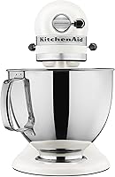 Vista 6 de KitchenAid KSM150PSAC Artisan Series - Batidora de pie con capacidad de 5 cuartos o 4.7 litros, incluye escudo vertedor Azul hielo