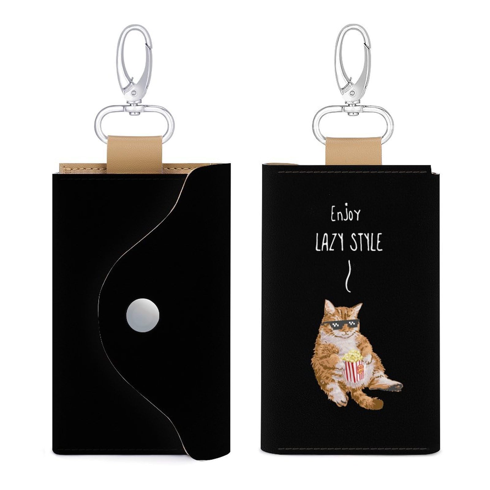 Amazon.co.jp: キーケース のんびり かわいい 猫ちゃん カードキー