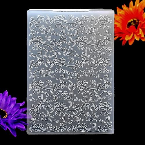 DDOUJOY Leaves Background Plastic Embossing Folders for Card Making Scrapbooking and Other Paper Crafts 2101027 - Thumbnail 2