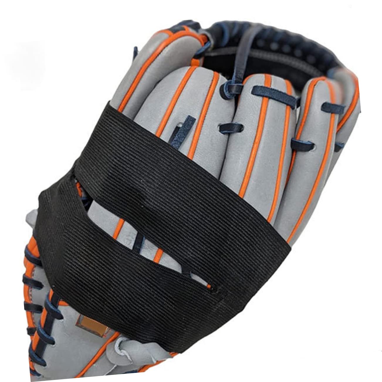 DECHOUS 4sets Baseball Mitten Wrap Polyester Gloves Wrap Catcher Glove Band Elastic Baseball Laces Gear 2pcs*4
