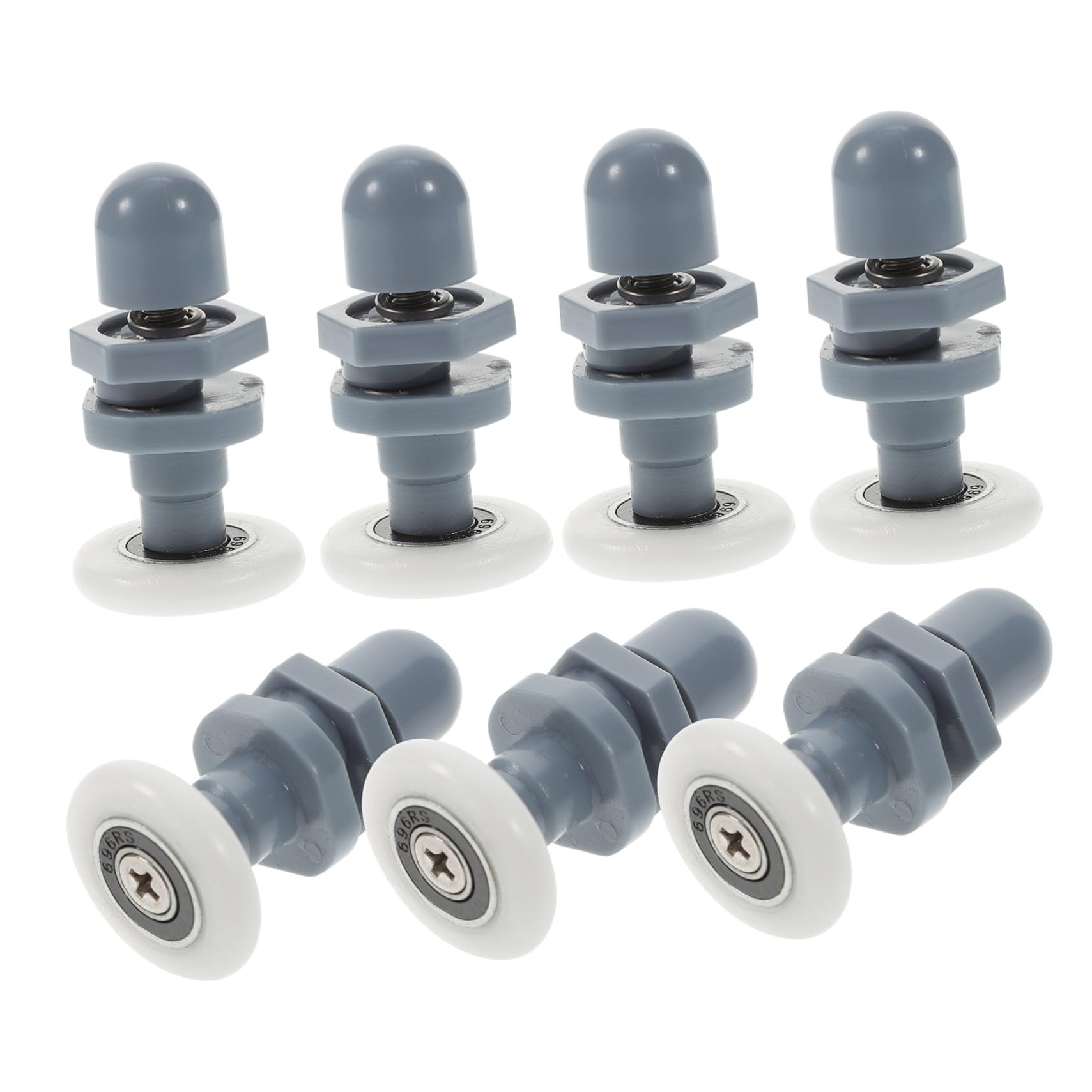 Rodillos para puerta de ducha corredera Kisangel de 8 piezas para vidrio de 4 a 6 mm