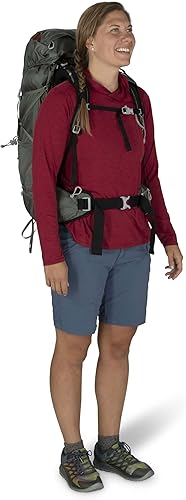 Miniatura 10 de Osprey Eja 58L Mochila de mochilero ultraligera para mujer, color morado oscuro, WML