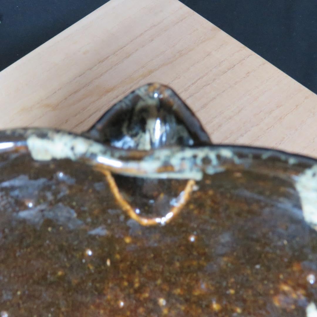 片口 白釉 流し掛釉 木箱 江戸 大片口 酒器 銘なし 片口