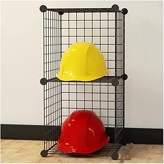 Metal Safety Helmet Hanger Shelves, 2/3/4/5 Tier Retail Display Stand Baseball Hats Helmets Shoe Commercial Shelves Can Hold Clothes, Miscellaneous Items, Books,Black-34X32X65Cm