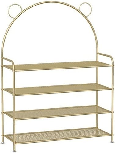 Miniatura 1 de Organizador de zapatos ajustable de múltiples capas, zapatero de malla metálica resistente, estantes de almacenamiento de zapatos independientes,