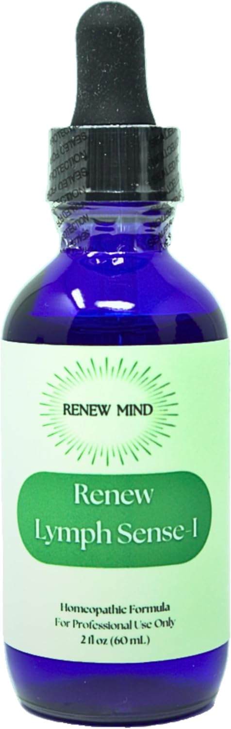 Renew LymphSense-I Homeopathic Drops - Natural Support for Lymphatic System & Drainage | Natural Homeopathic Formula for Fluid Balance, Fatigue & Energy Support | 2 fl oz