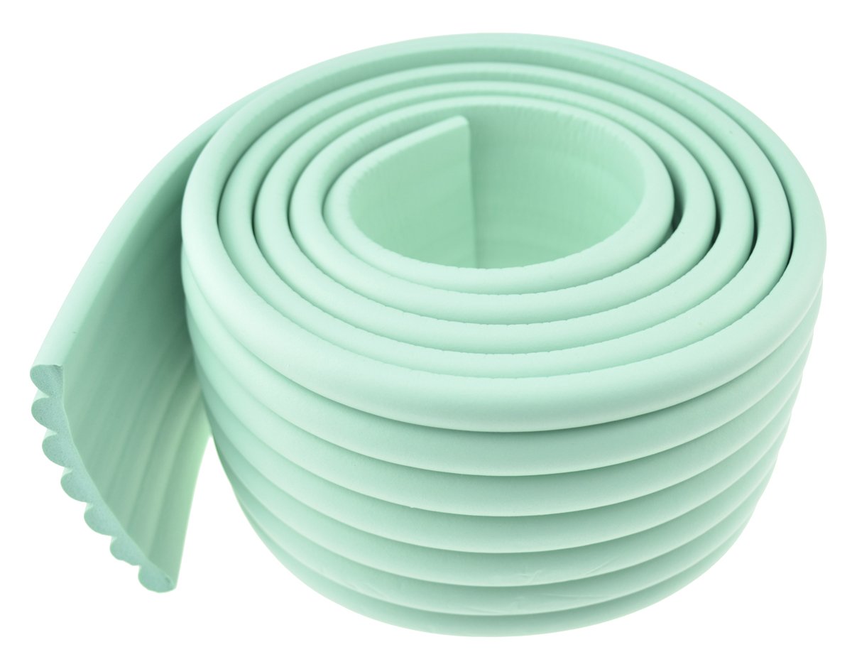 FiveSeasonStuff Versatile Protectors for Kids | Peace of Mind Baby Proofing and Child Safety | Multifunctional Mint Foam Guard Prevents Injuries from Edge, Corner & Most Surfaces | 1 Roll (Mint) 2 Metres (80mmx8mm)