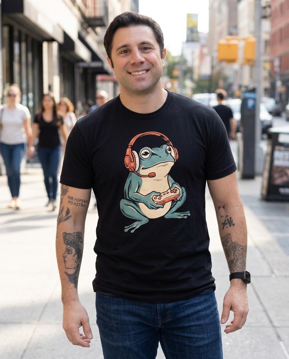 Ann Arbor Funny Frog Shirt Meme Graphic Toad Joke T-Shirt for Men or Women image 3