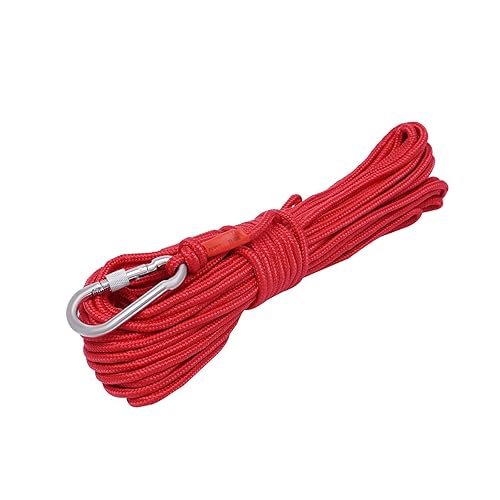 Miniatura 7 de Kit de imán de pesca de 2625 libras, kit de pesca de imán de doble cara con cuerda, imán de pesca súper fuerte para recuperar artículos en río,