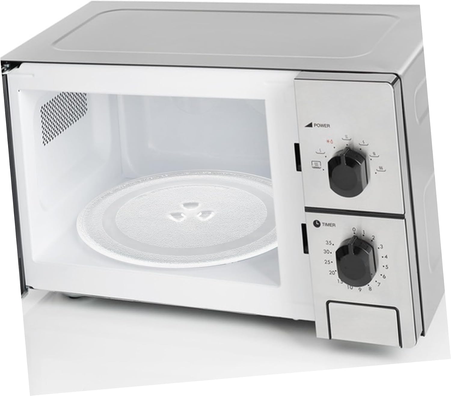 Glass Microwave Turntable Plate Replacement Accessory Compact Portable