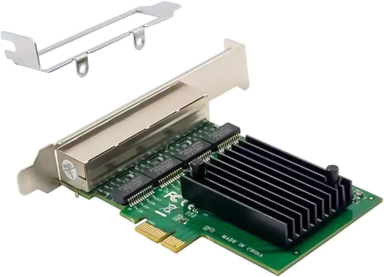 4 Port RJ45 10/100/1000 Mbps PCI-Express x 1 Gigabit Ethernet Server Adapter Quad-Port Network Adapter Card