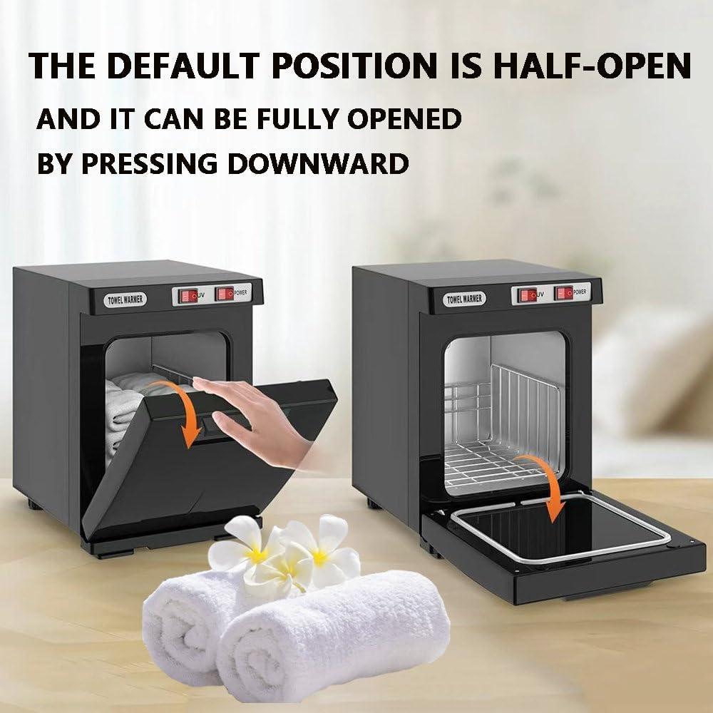 5L Hot Towel Warmer, Professional Towel Warmer, Towel Warmer Cabinet, Aluminum Interior Fast Heating for Facial Spa, Hair Beauty, and Home, Easy to Use and Clean