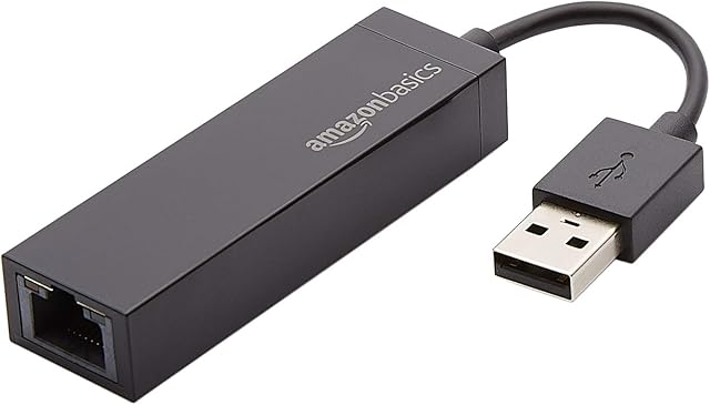 Amazon Basics USB 2.0 to 10/100 Ethernet LAN Network Adapter