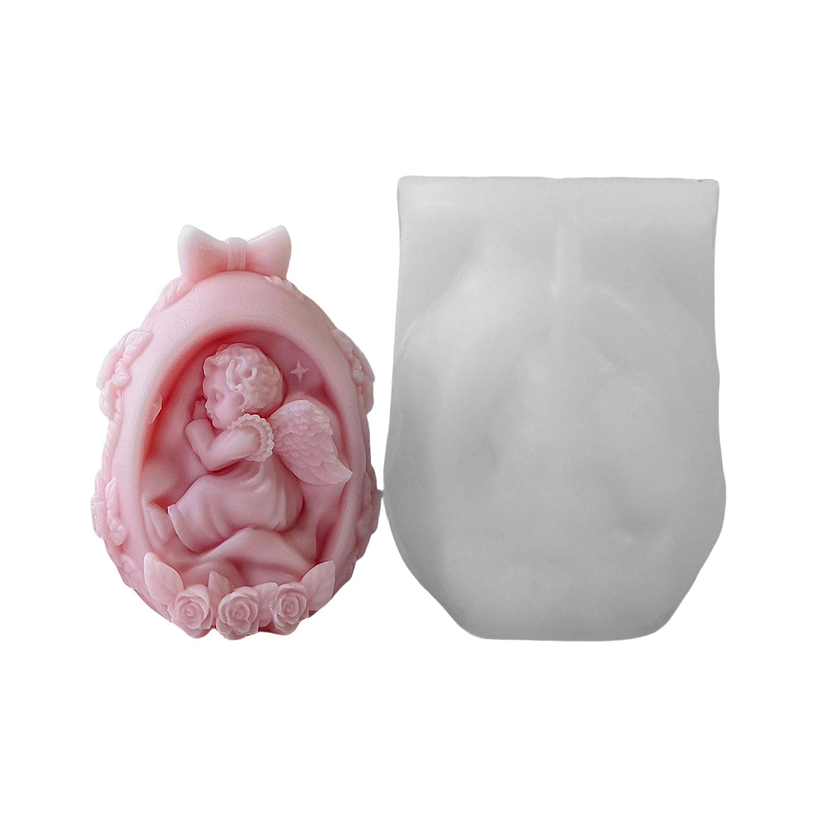 NEWFT Sturdy Silicone Baby Eggs Mold Versatile Silicone Display Mold For Baby Eggs And Festival Decoration