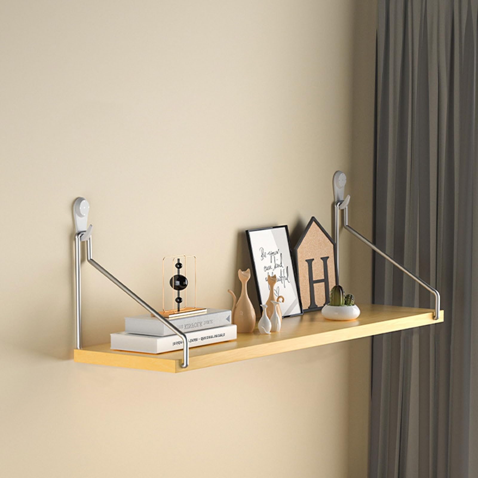 Amazon｜壁掛け棚 穴開け無い 壁 収納 おしゃれ 壁に取り付ける棚
