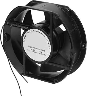 Ventilador Axial, AC 220V 38W Ventilador de Refrigeración Ovalado Con Cojinete de Bolas Ventilador de Enfriamiento 172 x 150 x 50 mm Ventilador Silencioso Para Proyectos de Escape de Ventilación