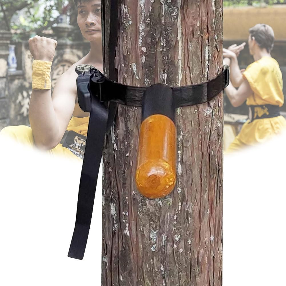 Wing Chun Wooden Dummy, Allenamento Marziali, Accessori per Allenamento Kong Fu, Rafforzare Le Mani Manichino Simulatore, con Molla, Per Installare Albero O Oggetto Rigido ( Color : 1 Spring Hand )