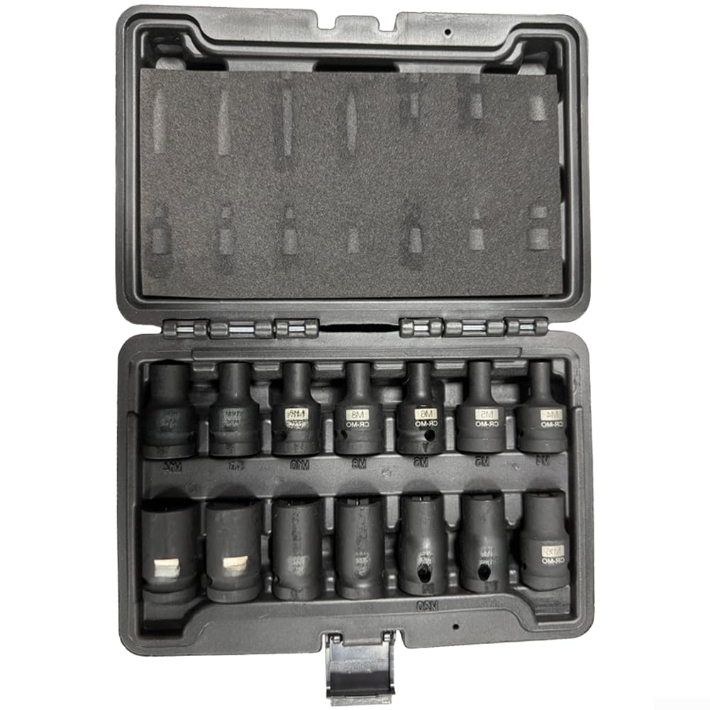 Chiavi a Cricchetto Reversibili 1/2 Pollice per Riparazioni(14-piece Set)