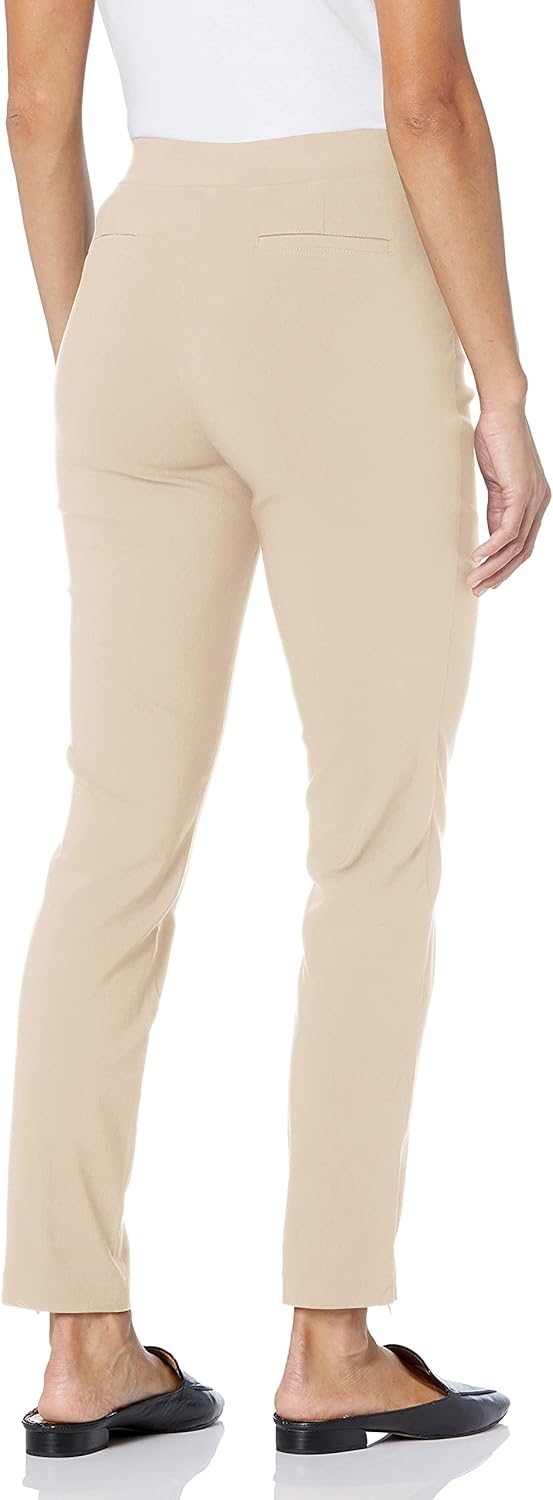 Rafaella Womens Solid Supreme Stretch Pant with Pull-on Waistband - Image 3