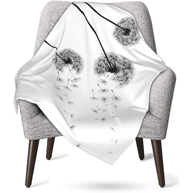 ブランケット 毛布 ひざ掛け ベビー毛布 タンポポ 白 黒 花 植物 厚手 軽い ふわふわ ポリエステル シングル 76cm 100 赤ちゃん 暖かい おしゃれ かわいい 通気性 保育園 お昼寝 出産祝い Tyk2sldwcf Www Grbcbaytown Org