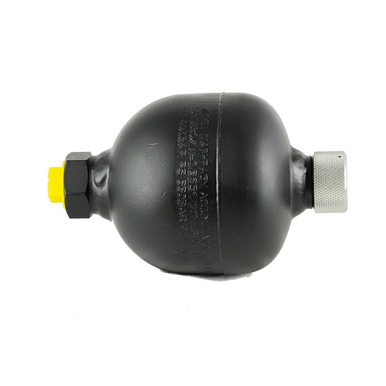 TieMin Diaphragm Accumulator, 20cu.in（0.32L), 3/4-16UNF,4786psi Max Working Pressure.