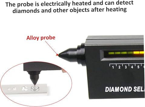 Diamond Tester Pen Professional Diamond Detector Non-Destructive Jewelry Testing Kit Gold Testing Kit Gold and Silver Tester Professional Gems