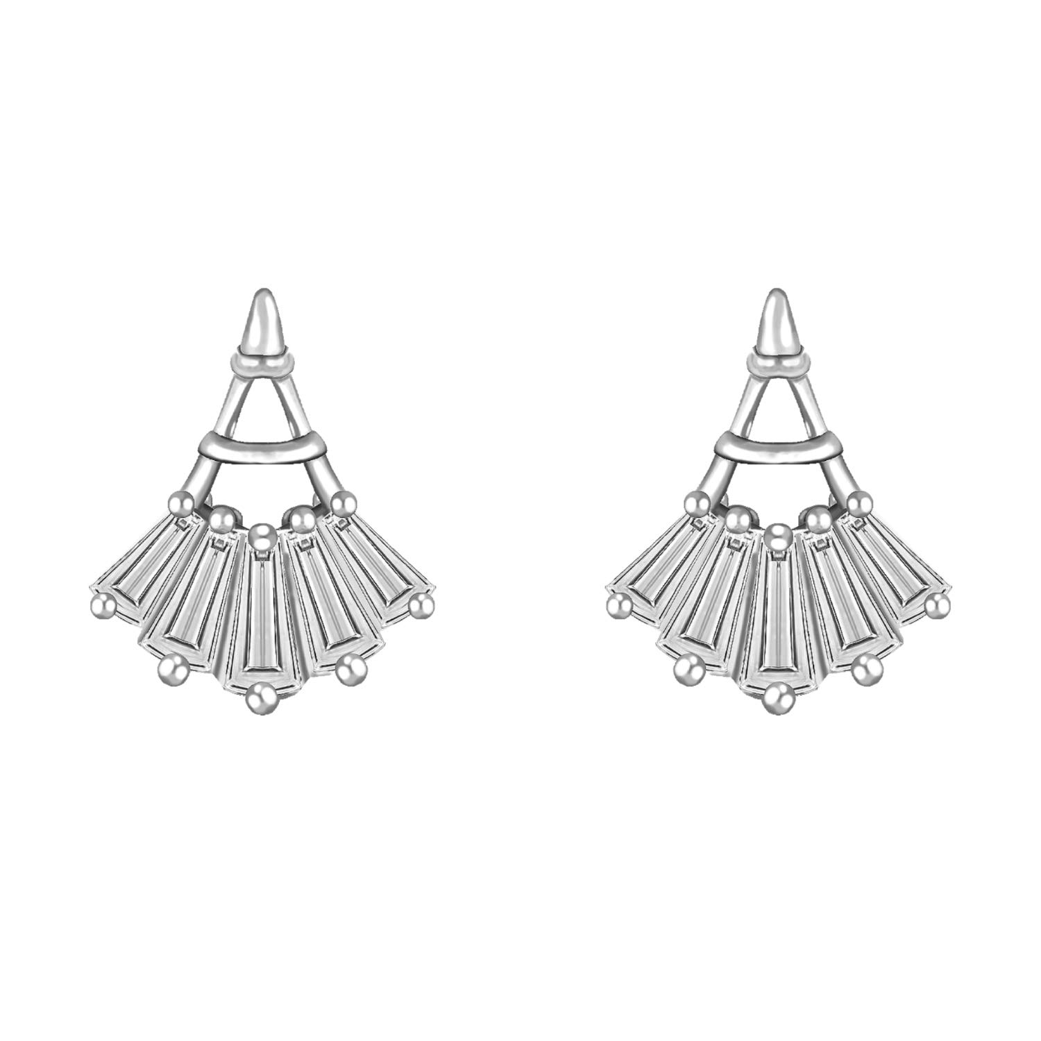 GIVA 925 Silver Baguette Wave Earrings |, Gifts for Women & Girls| With Certificate of Authenticity and 925 Stamp | 6 Month Warranty* (B08JGCSCXR) Amazon Price History, Amazon Price Tracker
