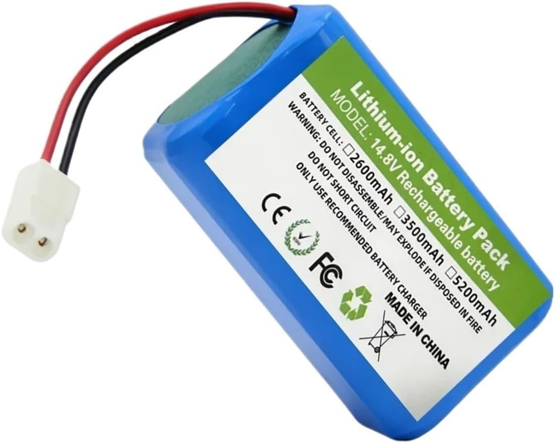 14.4V 2600-5200mAh Rechargeable Lithium-Ion Battery Replacement, Compatible For Xiaomi， MJSTG1 G1 Essential Vacuum And Mop Robot(5200mAh)