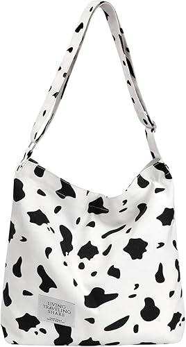 Bolsa de lona con diseño de bolsillo externo, aspecto elegante, correa de hombro ajustable