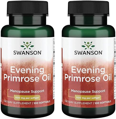 Swanson - Aceite de rosa de noche Omegatru 500 miligramos 100 geles 2