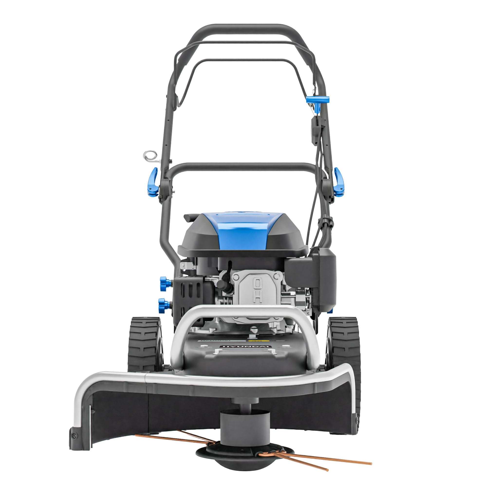 Hyundai Potente césped de gasolina autopropulsado de alta resistencia, cortacésped, HYFT60SP, azul