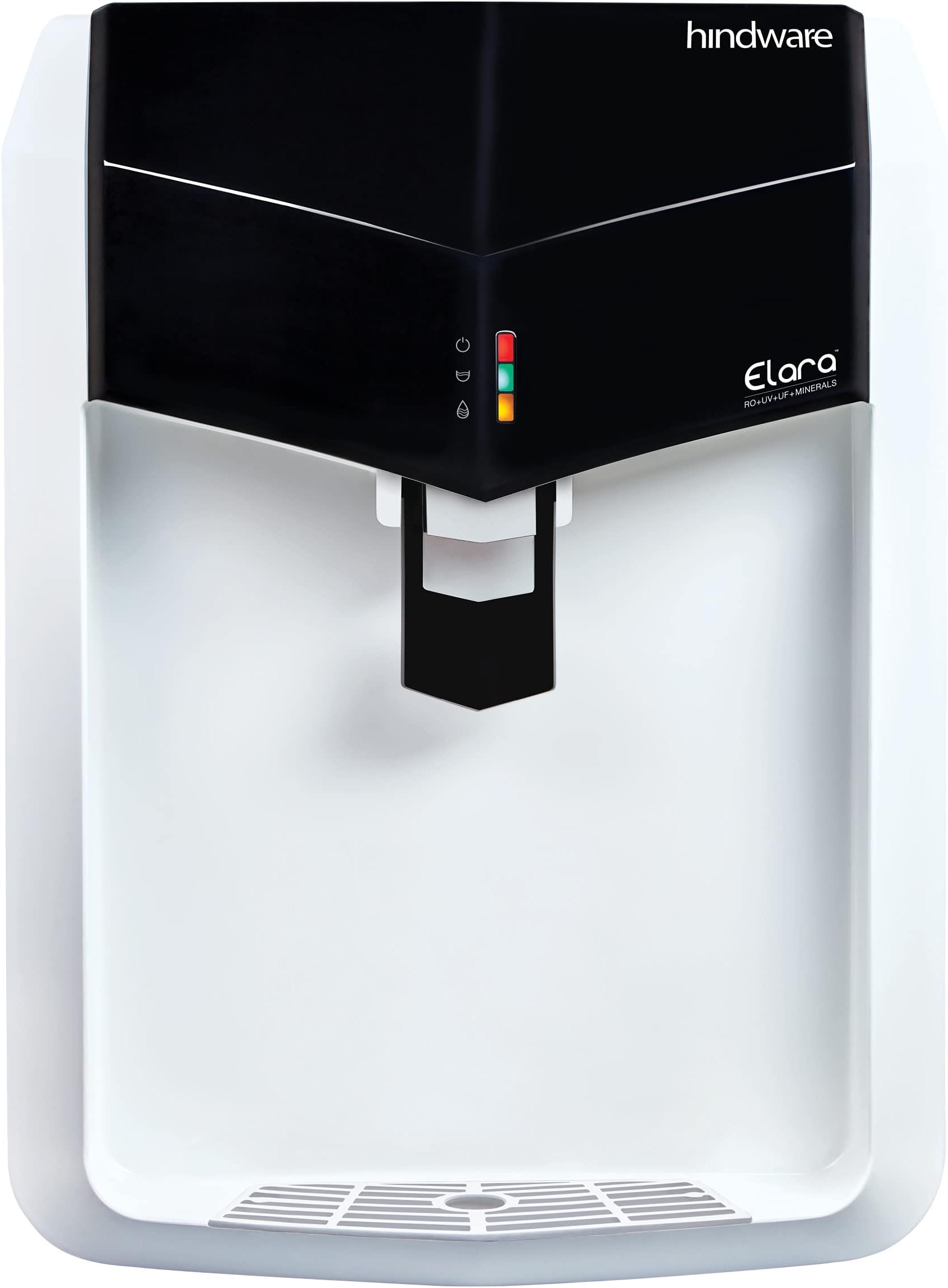 Hindware Elara Reverse Osmosis + RO+UV+UF+Mineral Fortification Water Purifier, 7 Litre (White & Black)