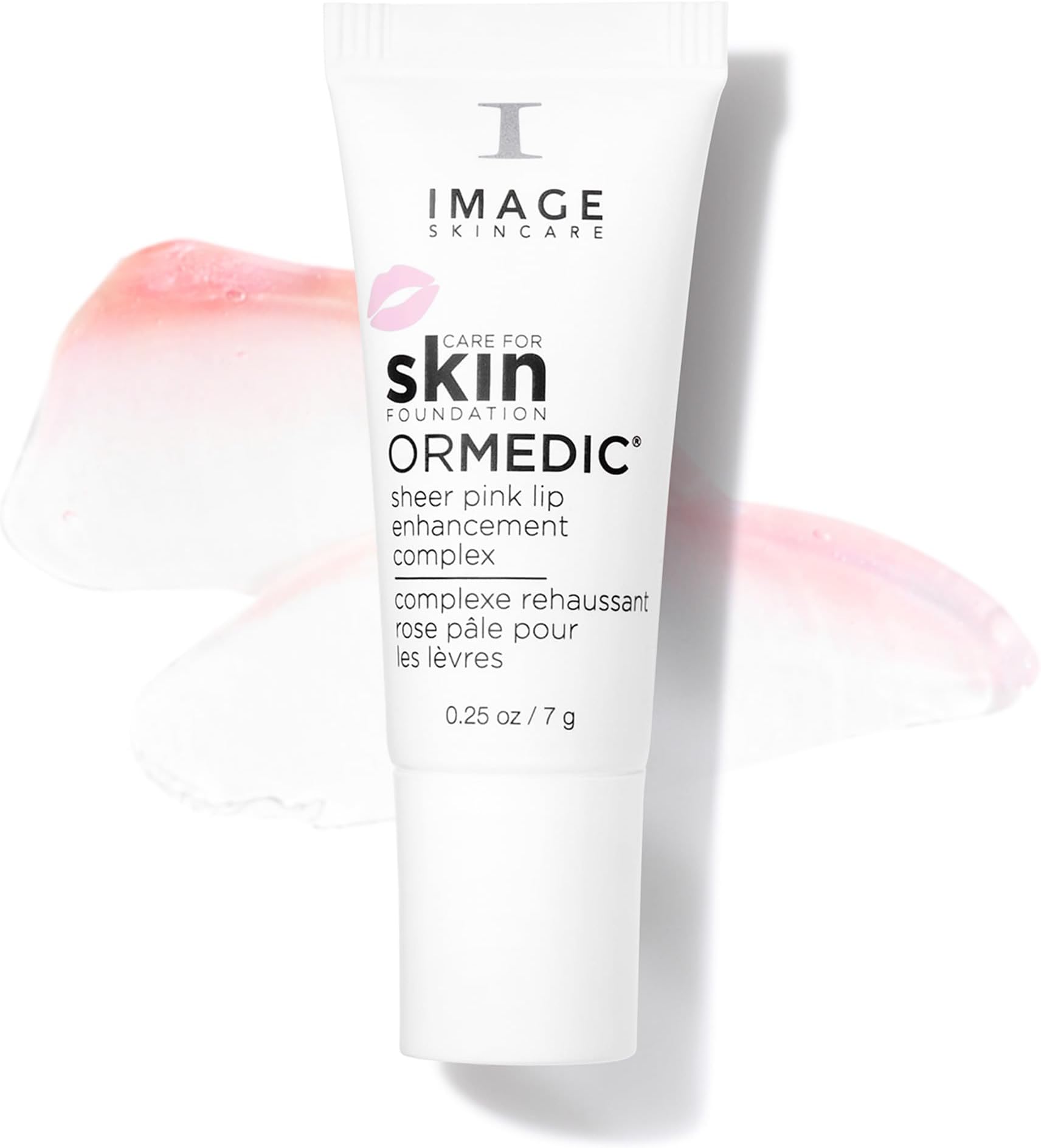 IMAGE Skincare, Ormedic pH Balancing Lip Enhancement Complex, Deep Hydration Lip Plumper Peptides for Fuller Lips, Sheer Pink, 0.25 fl oz