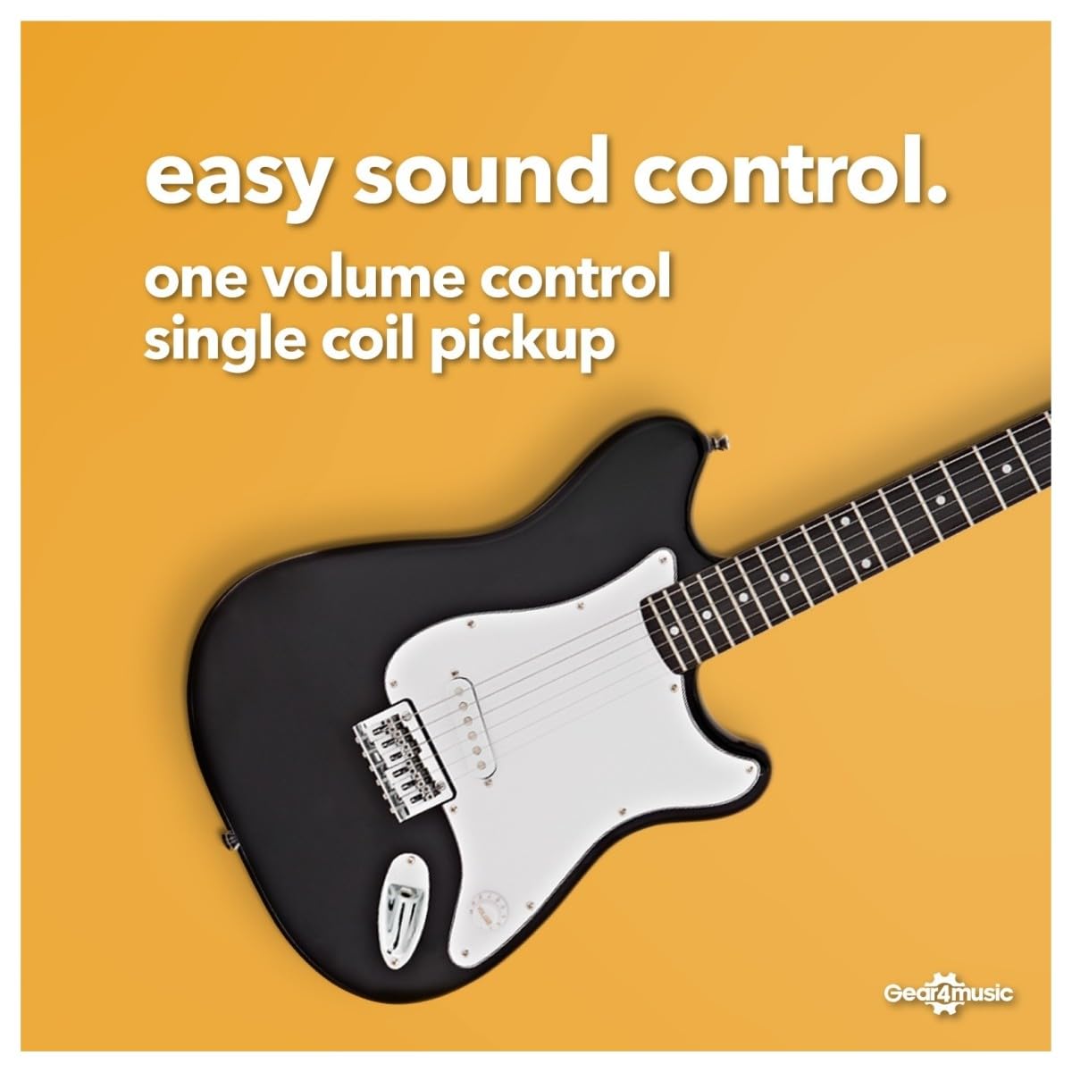VISIONSTRING Dimensione completa Kit di chitarra elettrica nero con amplificatore per principianti