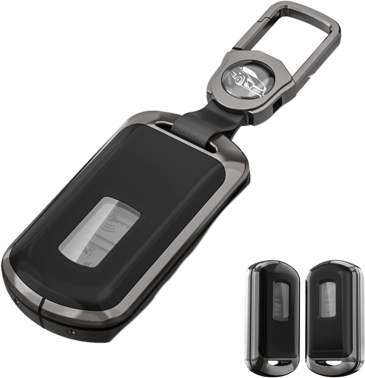 Amazon.co.jp Fumezu ボタン車用 バイク用 キーカバー スマートキーケース 組み立て式キーケース 金属製+TPU キー