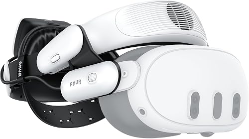 AMVR BS1 Battery Head Strap with Air Cooling Fan, Compati… - 1