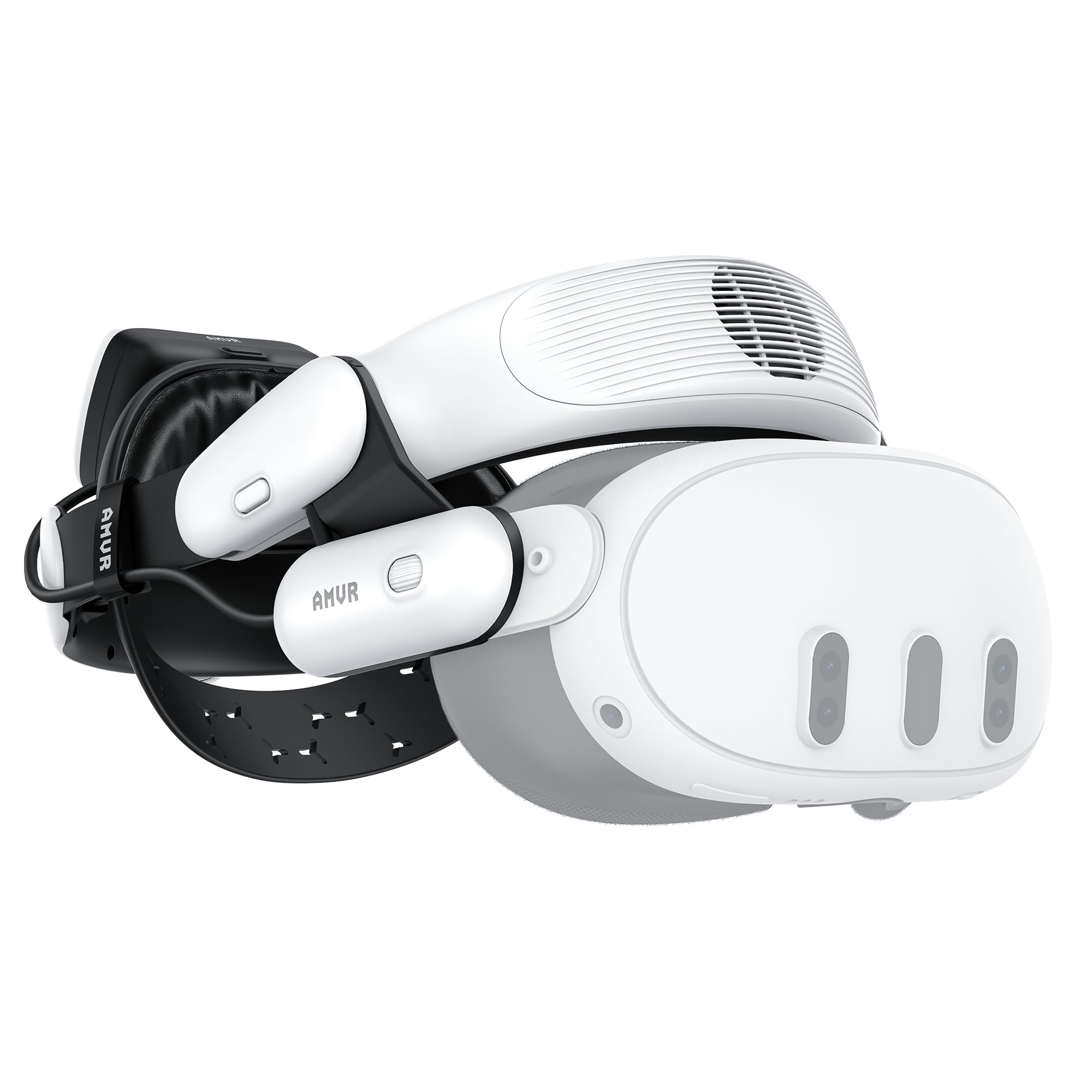 VRヘッドストラップで快適な装着感を実現 Amazon | AMVR BS1 充電式バッテリーヘッドストラップMeta Quest 3/3S