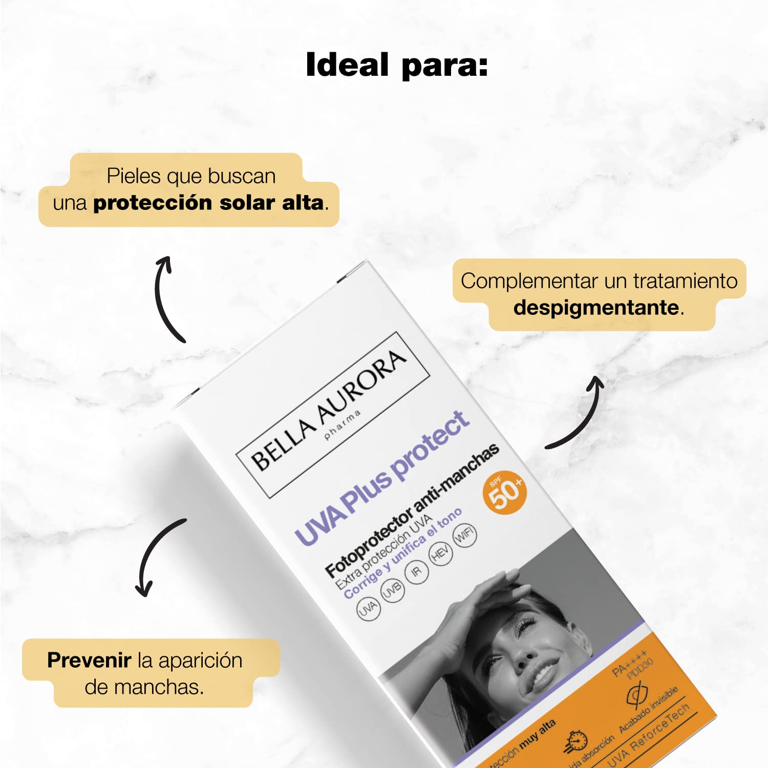 BELLA AURORA UVA Plus Protect écran solaire anti-taches SPF50+