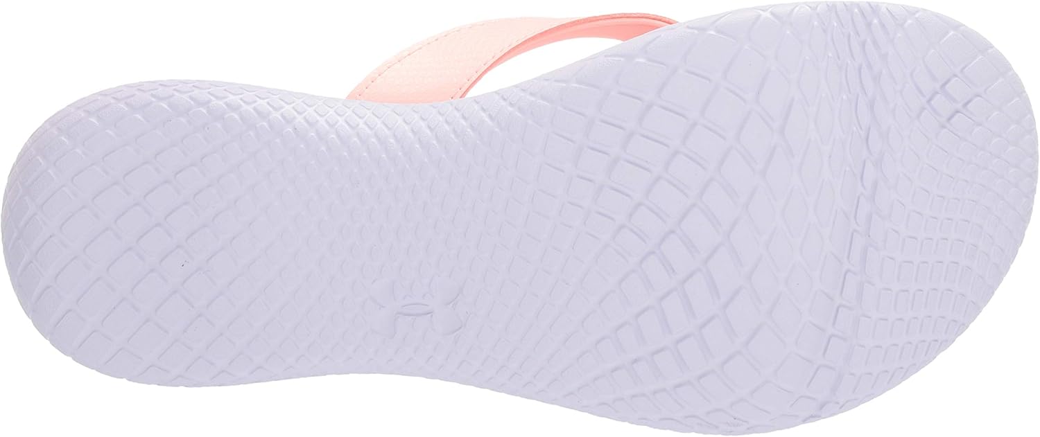 Under Armour Women's Marbella VII Azalea T Flip-Flop 7 White (100)/Peach Frost