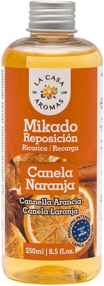 La Casa de los Aromas Mikado Reposición Canela-Naranja 250ml