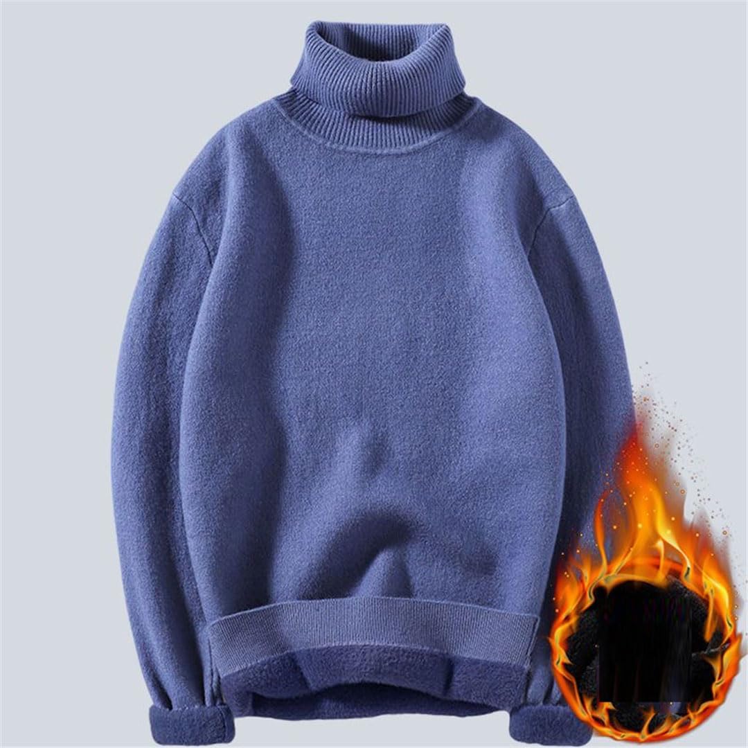 Maglione da uomo a collo alto per maglieria maglioni casual